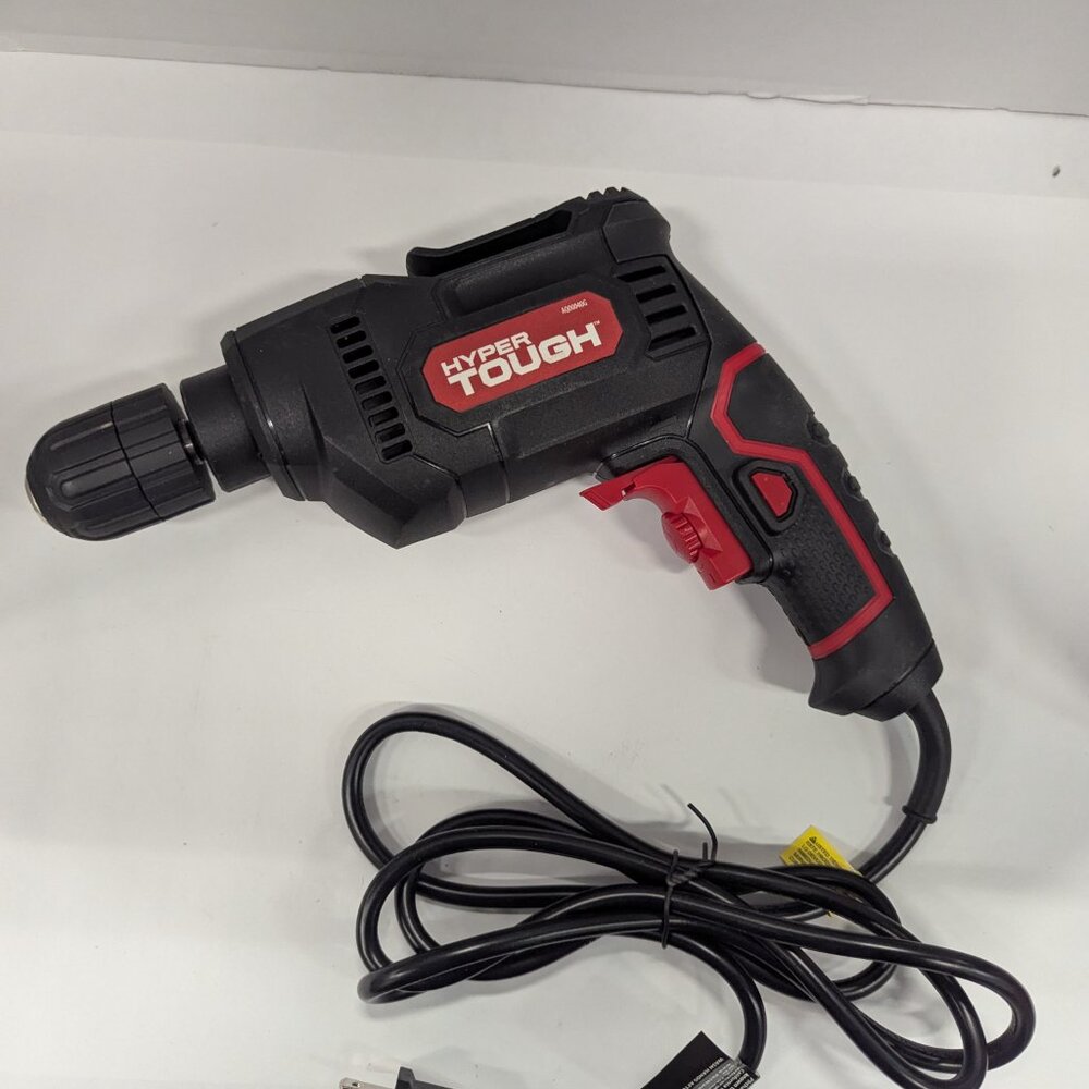 Hyper Tough 3/8" Electric Drill | 5.0 Amp, 120V, Corded Power Tool